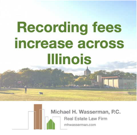 Recording fees increase across Illinois